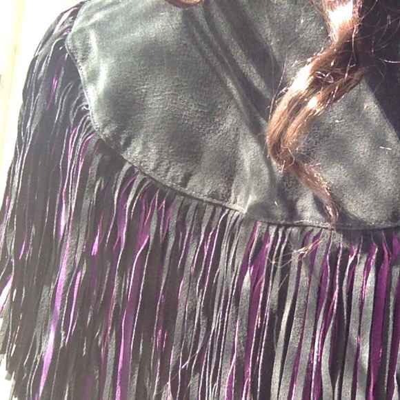 Adler Genuine Leather Fringe Jacket size S - Picture 6 of 7
